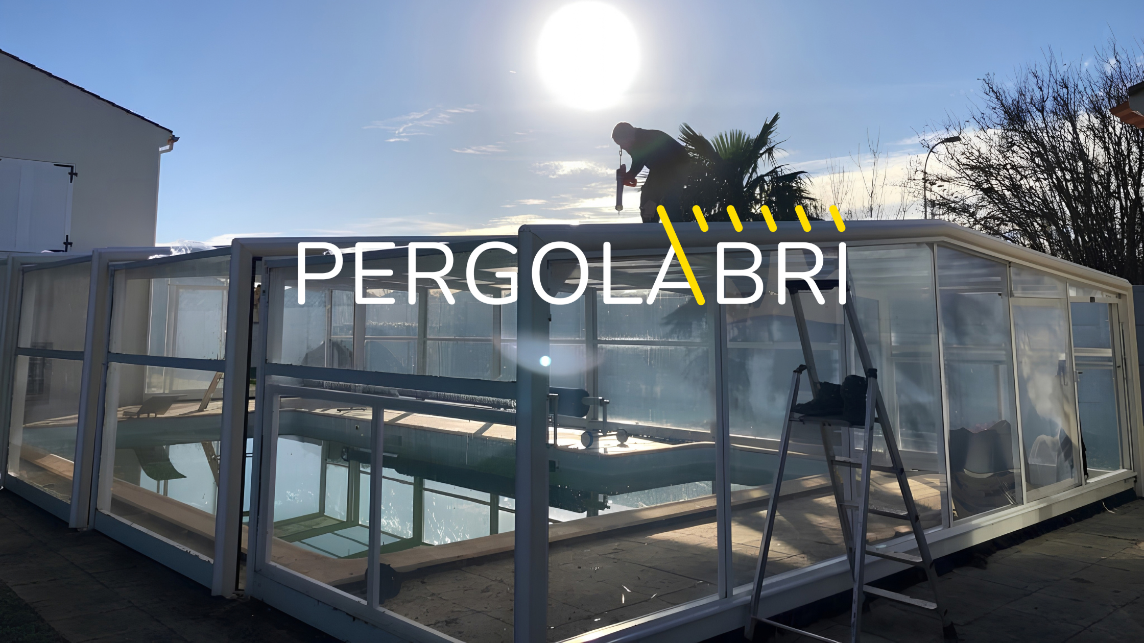Remplacement de la toiture d'un abri de piscine adossé aux Herbiers (85)