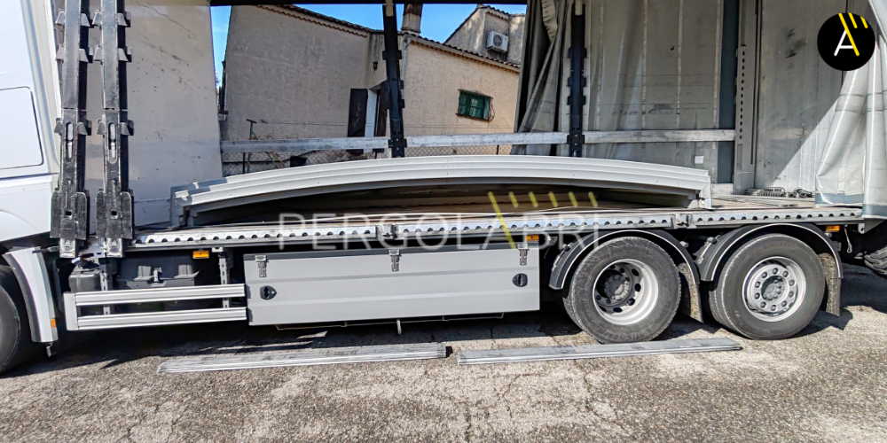Transporteur rachat abris de piscine par Pergolabri