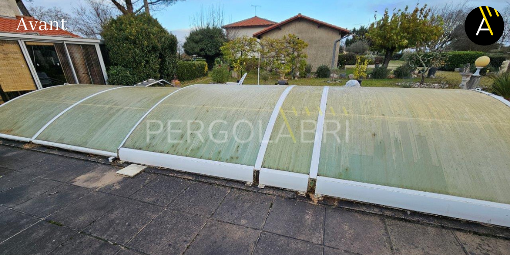 pergolabri-remplacement de toiture abri de piscine ABRISUD