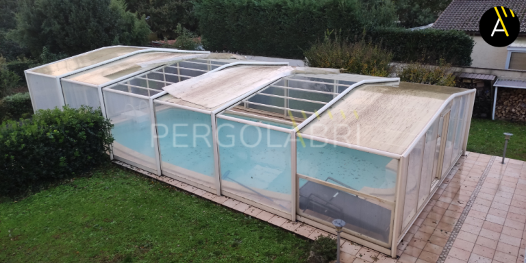 Un abri de piscine endommagé par la tempête ?