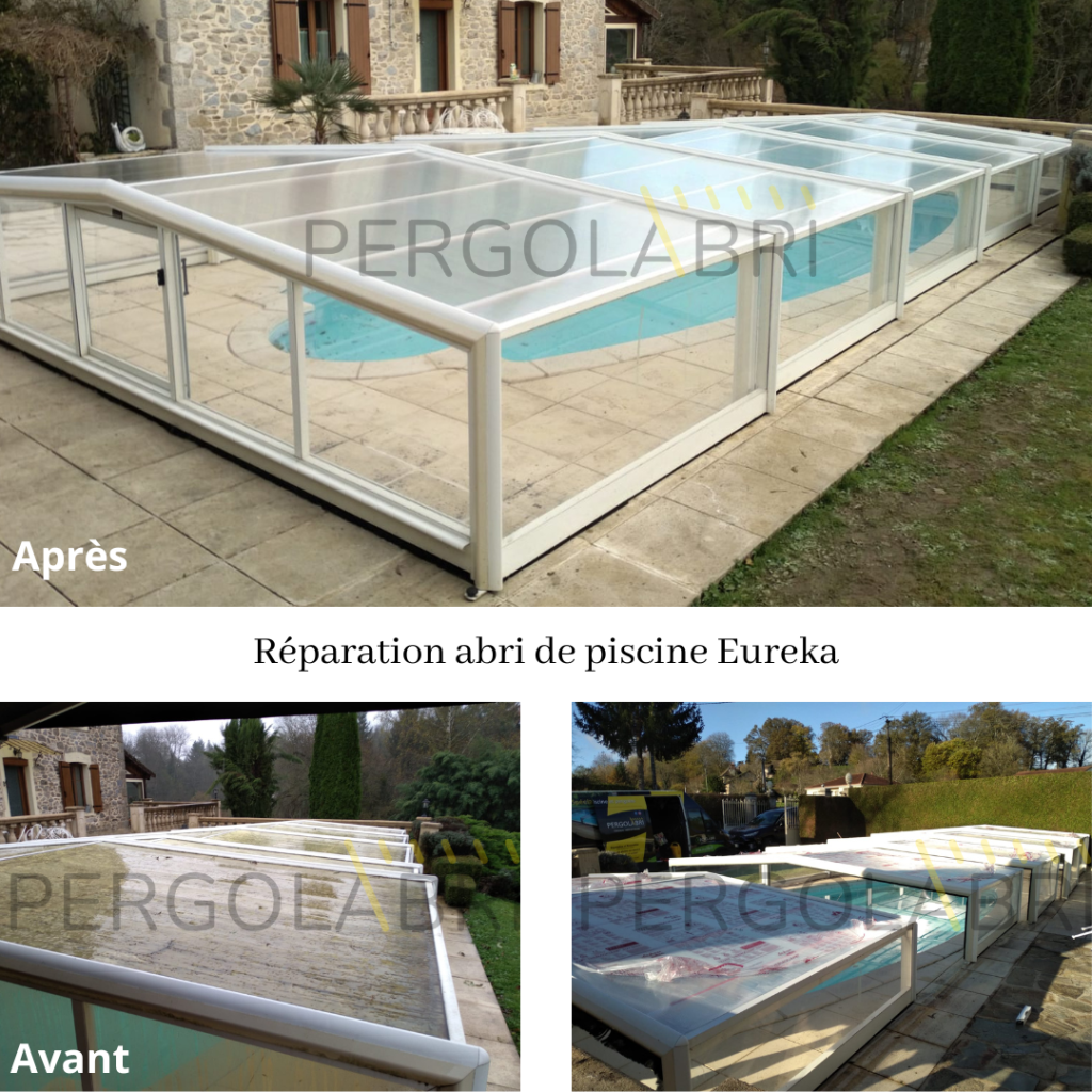 pergolabri - réparation abri de piscine Eureka