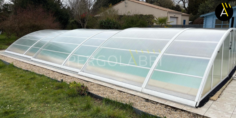 Rénovation abri de piscine Abrisol