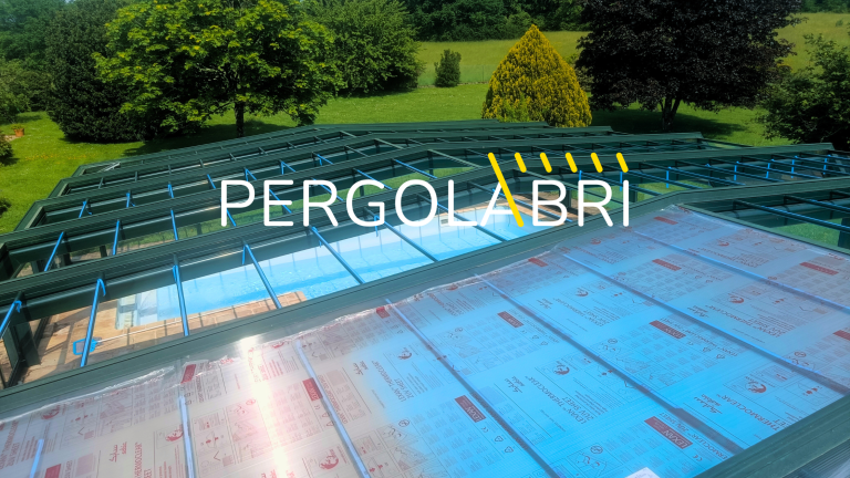 Réparation d&rsquo;un abri de piscine Eureka à Biron (24)