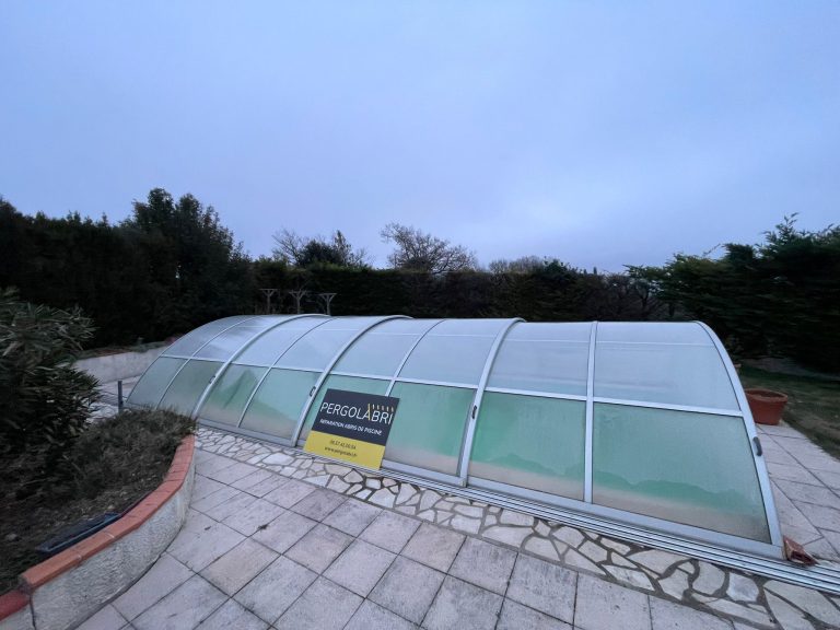 Rénovation abri de piscine Aquacomet