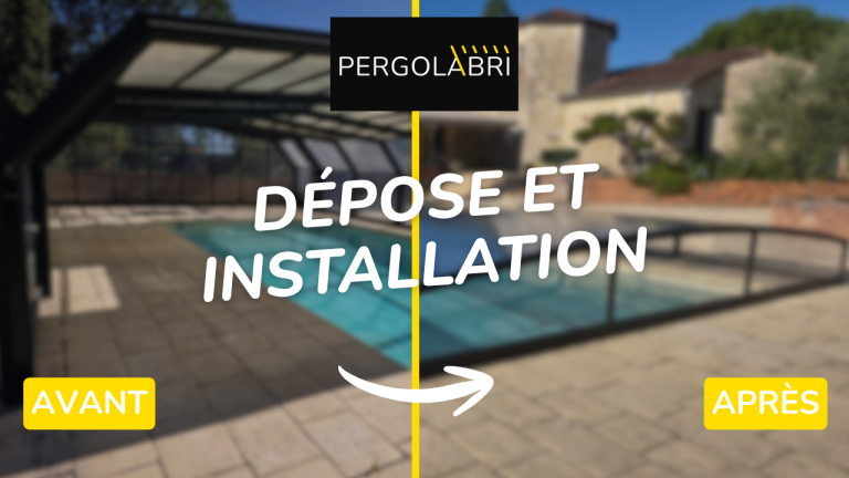 Abri de piscine endommagé dans les Landes : notre solution de dépose
