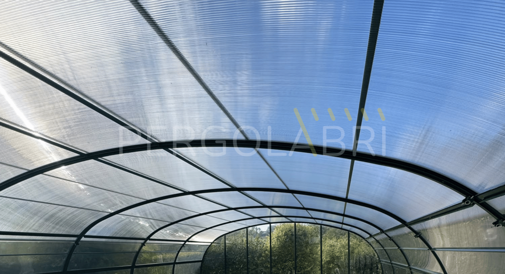 Résultat de la rénovation toiture abri piscine près de Flers (61)